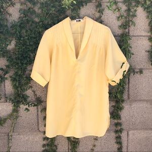 Buttercup Yellow Blouse